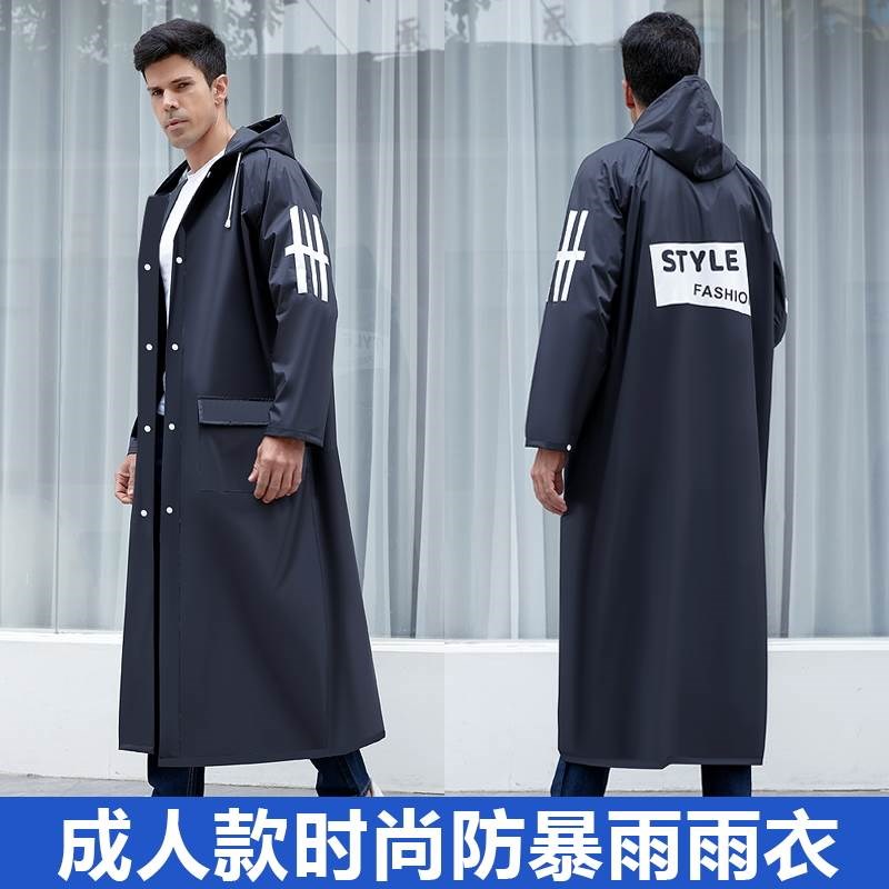 Long raincoat full body rainstorm proof electric car battery 居家日用 雨披/雨衣 原图主图