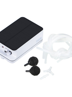 Solar Power Panel Oxygenator Oxygen Aerator Air Pump
