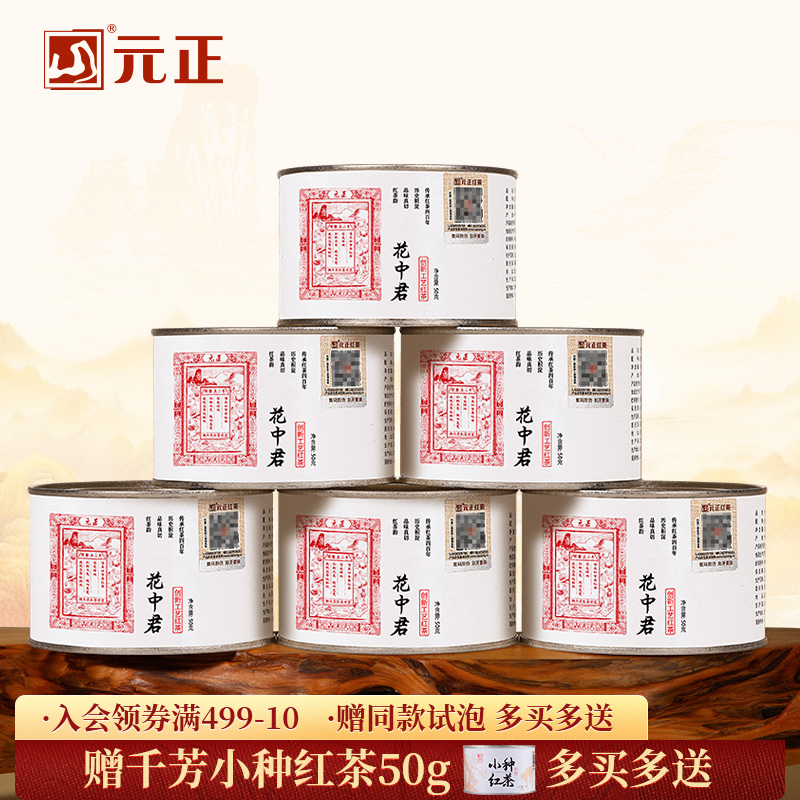 元正花中君小种红茶茶叶自己喝