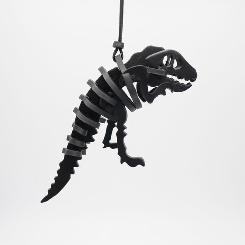 恐龙汽车挂件龙年车饰真皮手作