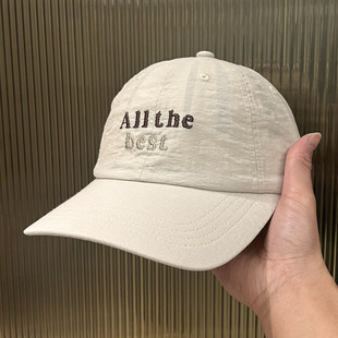 春季 字母刺绣棒球帽男女通用棉质百搭显脸小遮阳鸭舌帽休闲 韩版