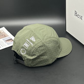 夏天户外薄款 鸭舌帽山系潮流短檐男女露营登山速干棒球帽透气网眼