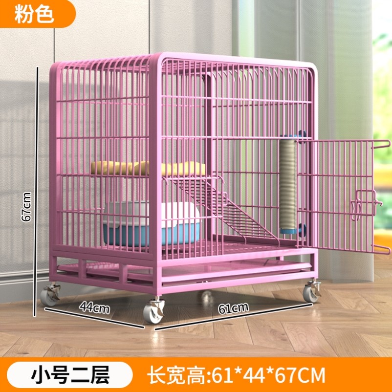 猫笼子室内超大猫屋猫咪一体自由空间小型两层幼猫家用别墅宠物猫_虎窝淘