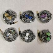 本店定制千元 级别音质树脂面板DIY发烧hifi耳机mmcx可换线入耳式