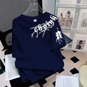 短袖 宽松上衣潮牌打底衫 t恤男女学生情侣装 夏季 潮 百搭ins半袖 美式