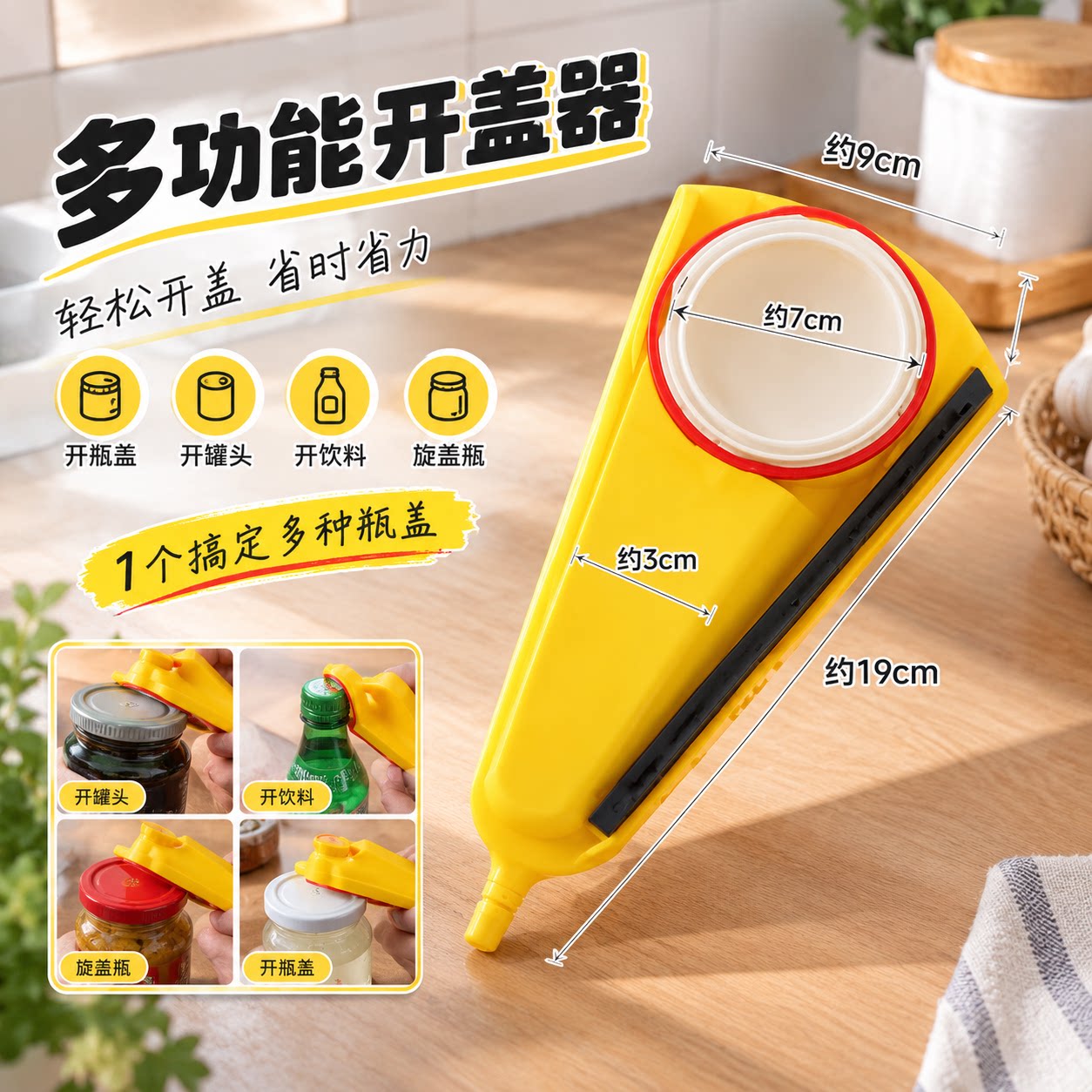 啤酒开瓶器开瓶盖工具罐头瓶