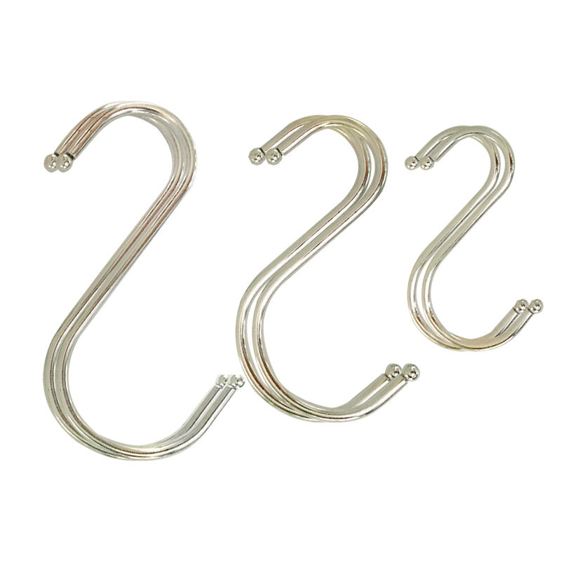 腊肉挂钩不锈钢S型晒腊鱼挂烤鸭香肠猪肉圆头勾子加粗S钩挂肉钩子,收纳整理,挂钩/粘钩,淘宝优惠券,粉丝福利购,淘宝优惠卷