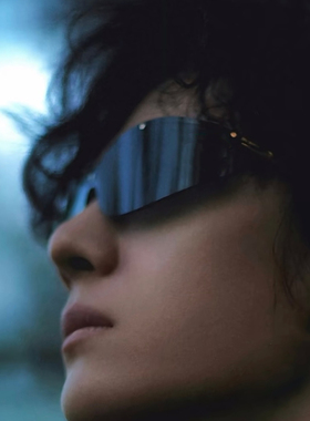 Jinnie王一博同款太阳眼镜男女墨镜防风镜一体镜片超轻凹造型推荐