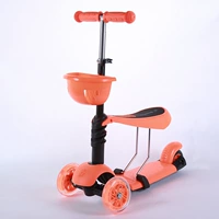 Guirui trẻ em xe tay ga ba bánh skate xe đẩy trẻ em mô hình vụ nổ rocking nôi - Con lăn trượt patinet / trẻ em xe đẩy mây trẻ em