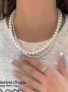 韩国海秀儿珍珠项链轻奢女