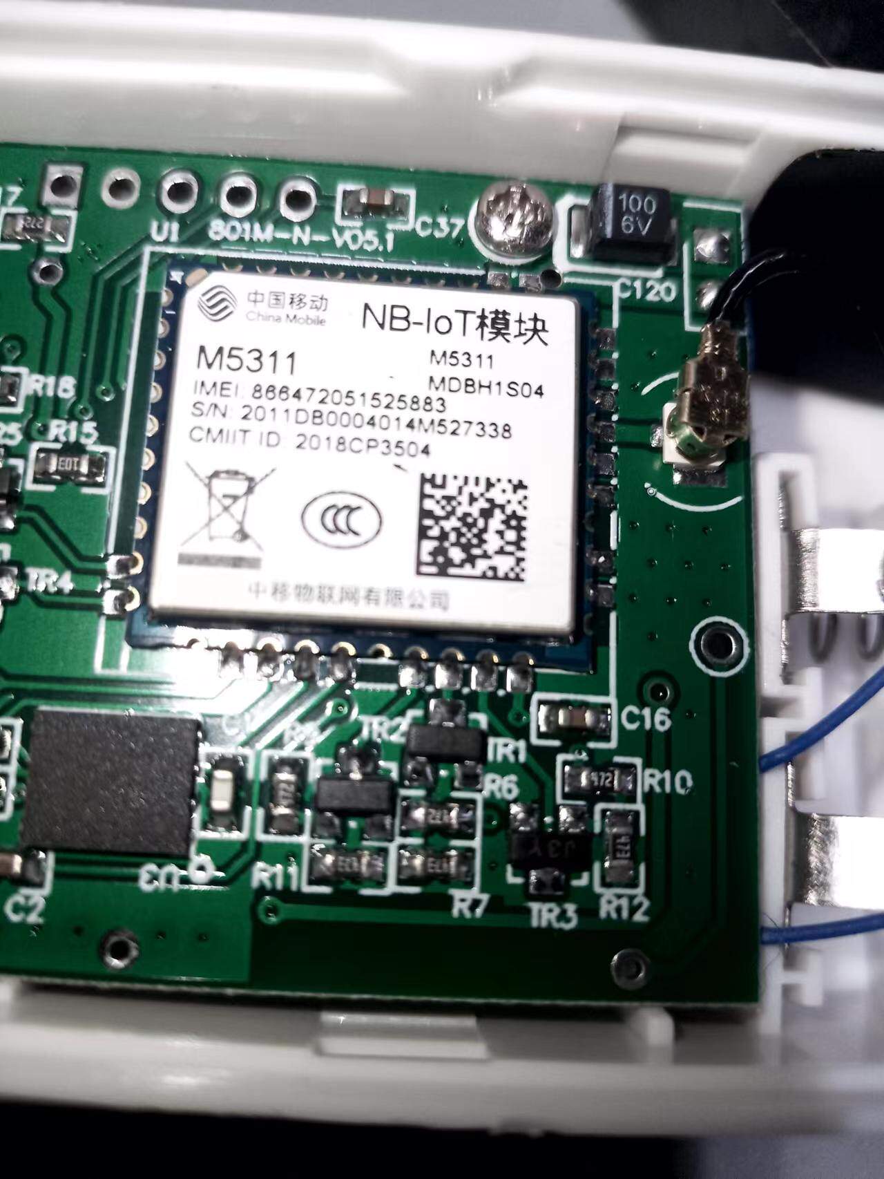 中国移动M5311模块  NB-loT模块 4G模块  送板子螺旋天线SIM怎么看?
