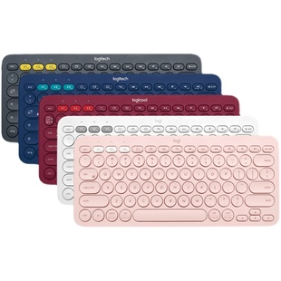 罗技k380无线蓝牙键盘ipad平板手机办公MAC外接PEBBLE 2COMBO套装