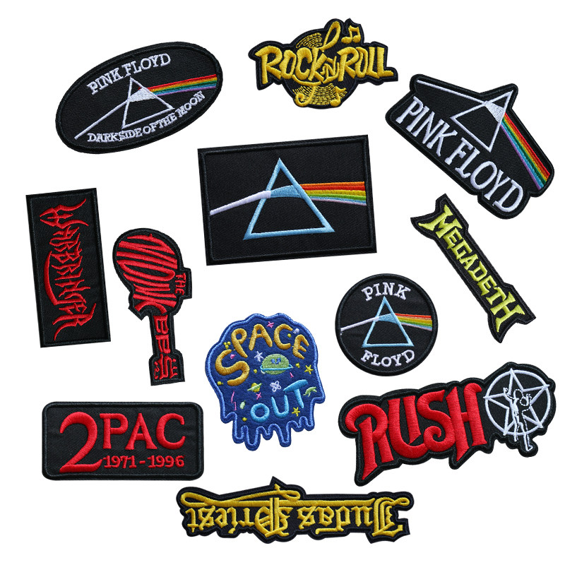 时尚刺绣徽章布贴补丁贴字母乐队贴衣服裤子装饰修补贴破洞贴布黑,居家布艺,布贴,淘宝优惠券,粉丝福利购,淘宝优惠卷