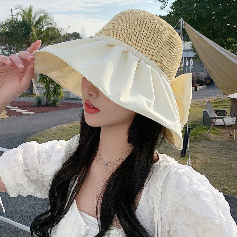 夏季太阳帽遮阳帽子女士出游大沿