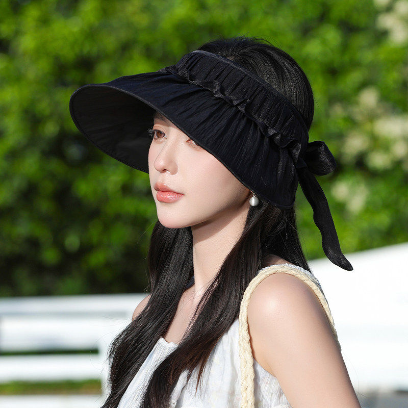 新款空顶帽子女夏季防晒遮阳帽