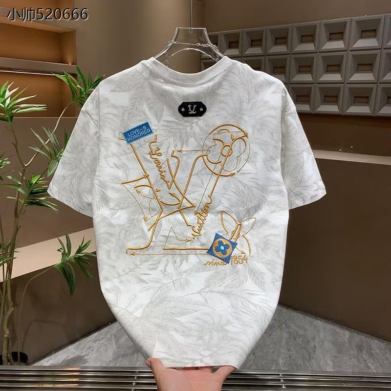 欧洲站男装休闲T恤衫夏季