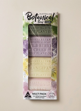 开市客代购 AUSTRALIA BOTANICAO SOAPS澳洲进口香皂8块