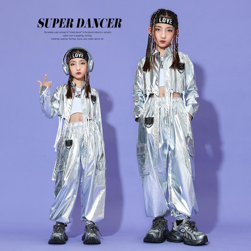 街舞嘻哈科技风hiphop演出服酷帅