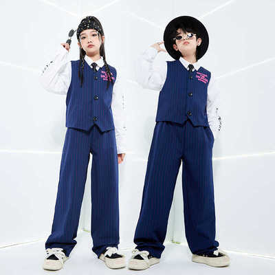 爵士舞套装演出服酷帅