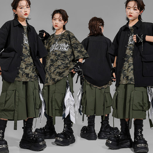 少儿breaking街舞服装团体演出服