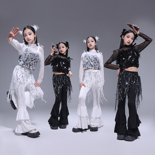 六一儿童JAZZ演出服形体训练套装