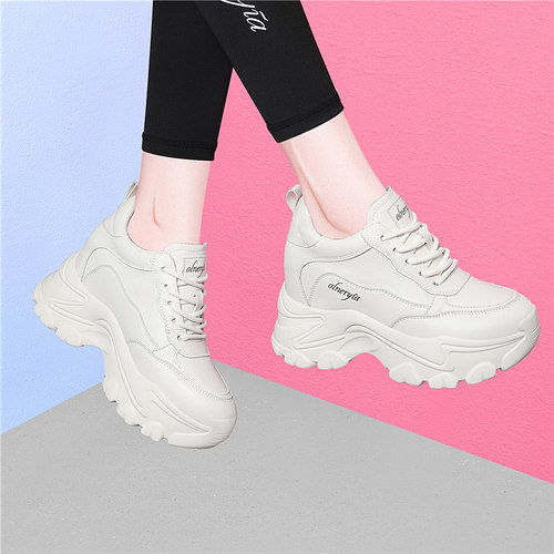 厚底增高小个子老爹鞋女2