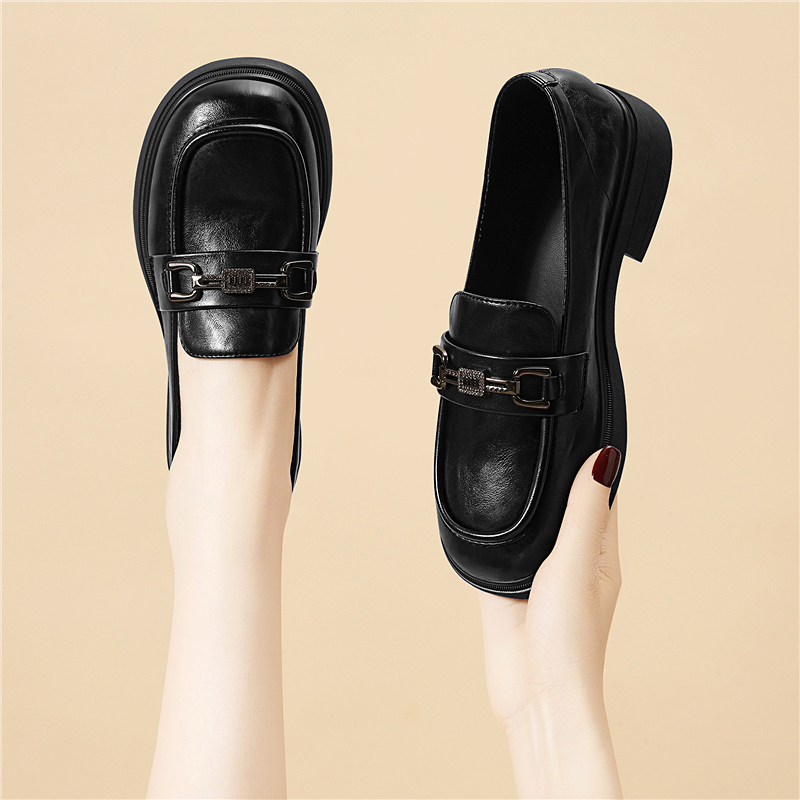 乐福鞋女2025春夏新款百