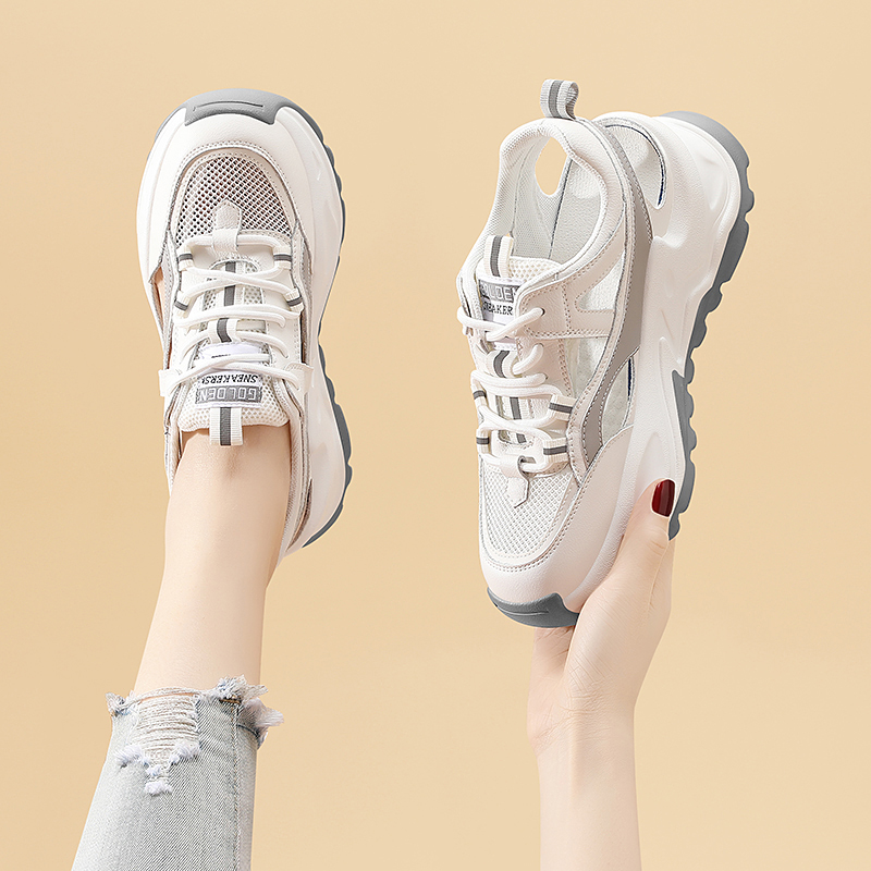 网面透气运动鞋女夏季薄