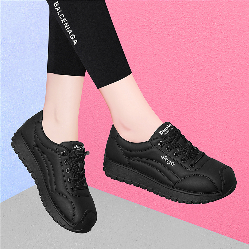 休闲鞋女款2025新款春季