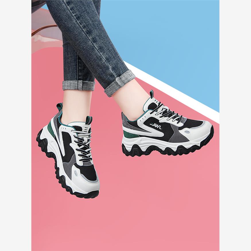 厚底老爹鞋女款ins潮2025