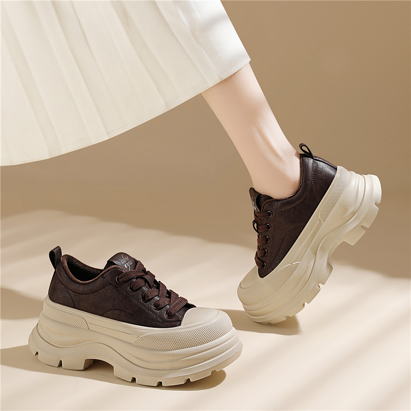 爆款不累脚厚底增高松糕