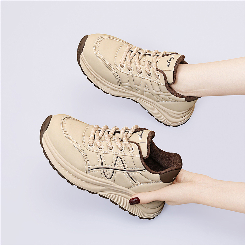 冬季加绒保暖棉鞋女2025