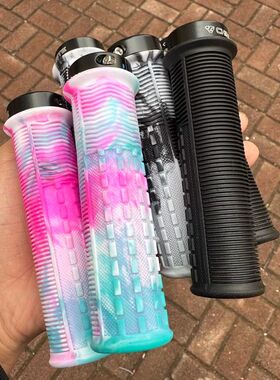 CHIBITE把套签名单向锁死自行车山地冠军速降适用林道BURGTEC车把