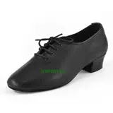 Мужская палец ноги -Toe Layer Cowhide Латинская танцевальная обувь современные танце