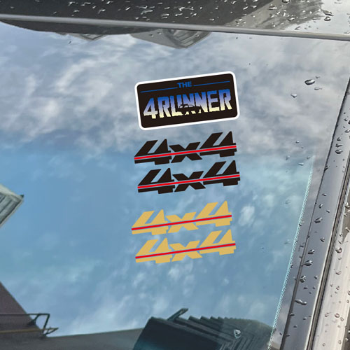 汉魂贴纸适用于四驱汽车贴纸硬派越野SUV贴纸4*4车身贴定制贴1592