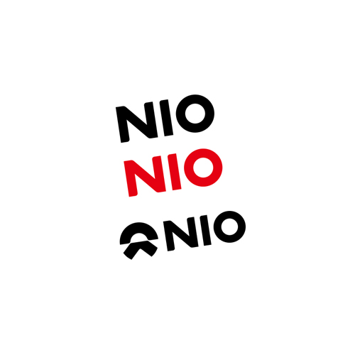 适用于蔚来电动汽车卡钳改色车贴纸NIO商标logo卡钳贴花贴纸 7540