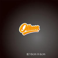 Car stickers are suitable for Copenhagen, Barcelona, San Diego and Ottawa travel case stickers 8462 thumbnail 4