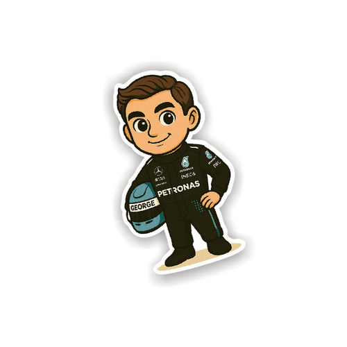 支持定制适用于拉塞尔F1 贴纸梅赛德斯 AMG Petronas 版贴纸7830