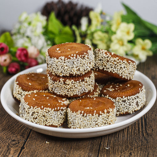 福清特产芋头饼香芋饼泉州手工芋泥饼芝麻糕点福建小吃福州美食 - 封面