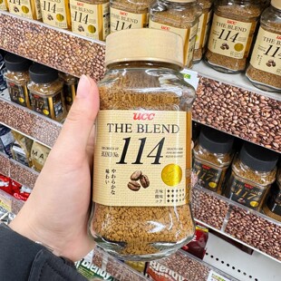 日本直邮UCC悠诗诗114速溶咖啡混合咖啡豆风味浓郁117