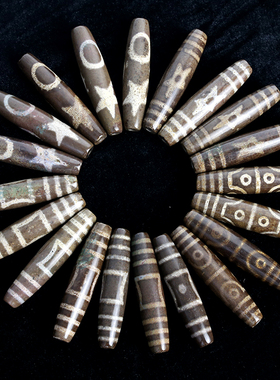 图腾至纯风项链古玩老天珠