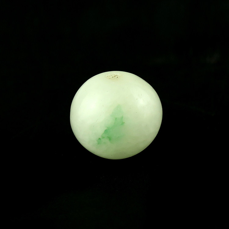 老翡翠 朝珠顶珠老珠子 把件 古玩收藏品 包邮