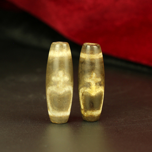 天珠  宝瓶老天珠吊坠  对珠 男女百搭项坠 收藏 包邮