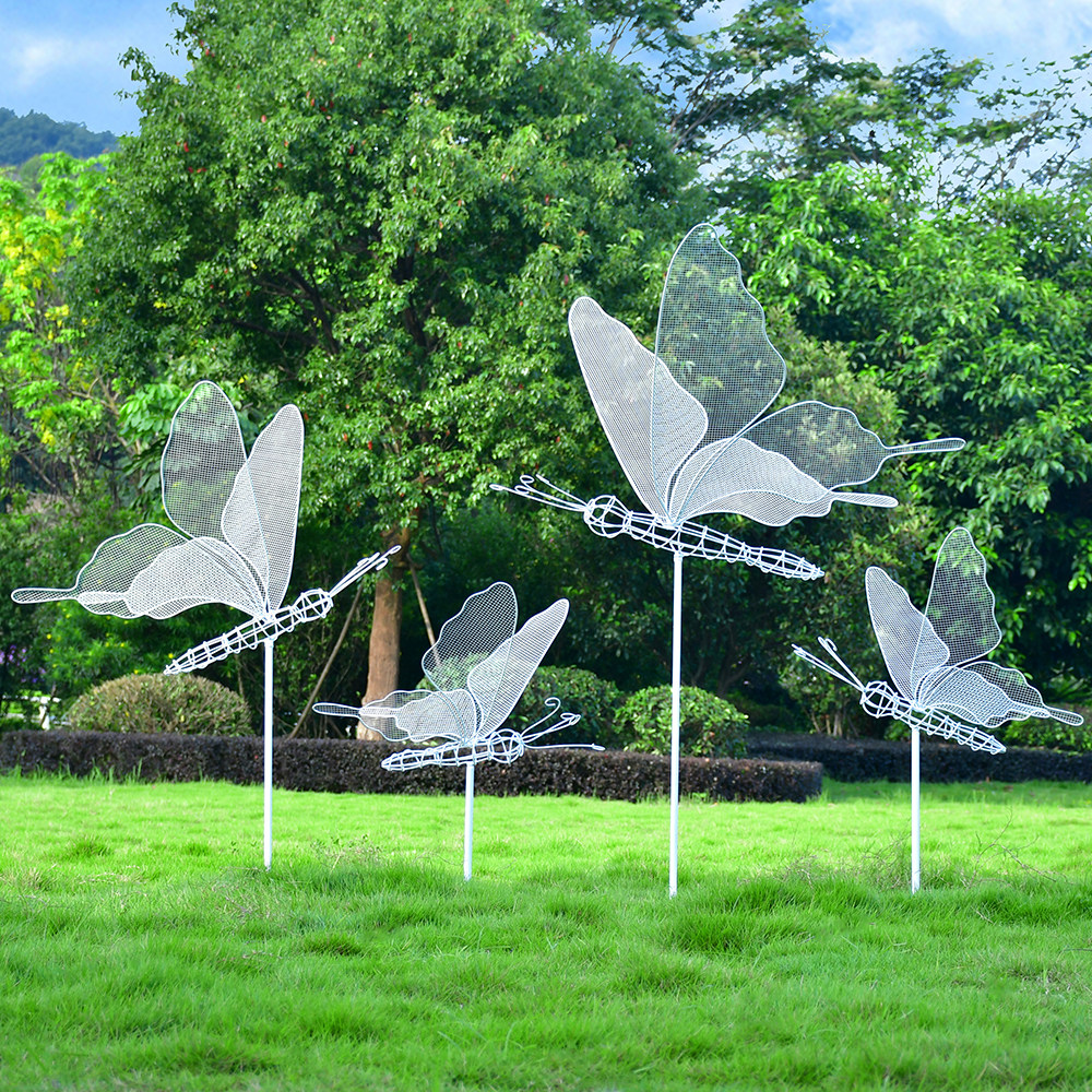 不锈钢镂空蝴蝶雕塑户外公园林景观草坪景区发光动物装饰小品摆件,家居饰品,装饰摆件,淘宝优惠券,粉丝福利购,淘宝优惠卷