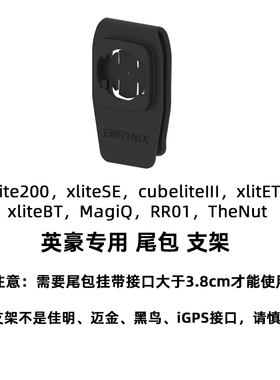英豪Xlite200 CubeliteIII SE BT自行车尾灯专用尾包支架增配件