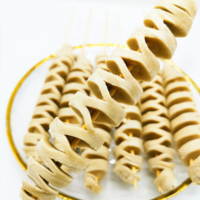 90克大面筋串纯谷朊粉手工烤面筋串夜市半成品商用烧烤食材120串