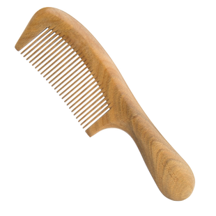 天然檀木梳子女士专用长发家用檀香木头梳子便携绿檀木梳礼盒套装