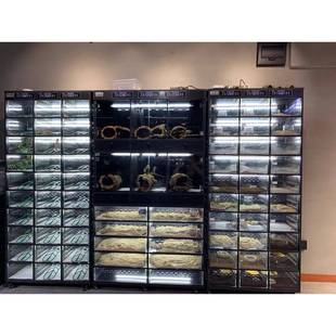 PVC爬柜守宫玩具蛇角蛙睫角巨人R属饲养柜抽屉柜爬宠柜