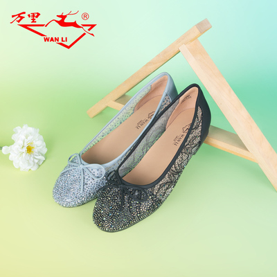 万里休闲女鞋时尚浅口单鞋