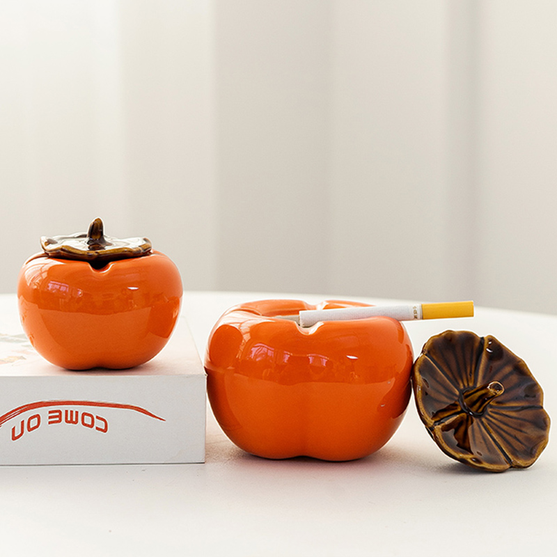 烟灰缸带盖防飞灰家用